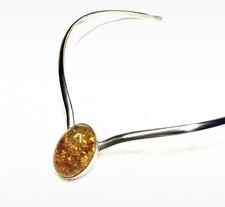 Vintage  Amber and 925 Silver