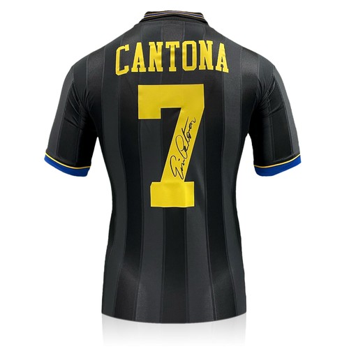 Eric cantona signed - signed, manchester