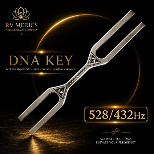 Dna key tuning fork - 528hz, &