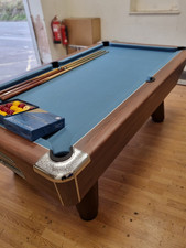 Supreme winner 7 x 4 Domestic pool table Walnut Effect