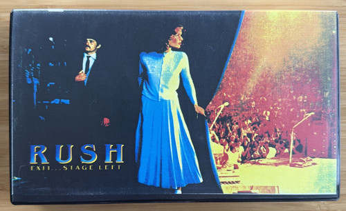 Rush exit stage left - exit...stage,