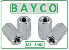 M8 -8MM DEEP NUTS / CONNECTORS