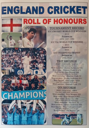 England cricket roll - england,