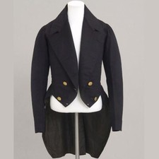 Mens Black regency style 1800