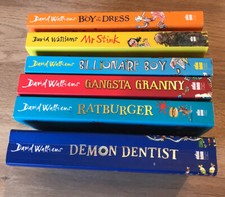 David Walliams Paperback Bundle X6
