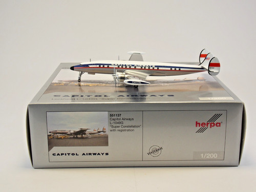 Herpa 200 lockheed l 1049 - lockheed, l-1049