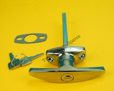 Chrome T Handle & 2 Keys for