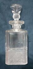Stunning Elegant Edinburgh Crystal Thistle Whisky Decanter
