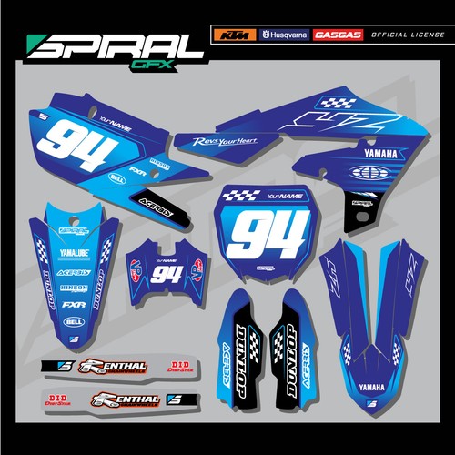 Custom graphics kit faded - custom,