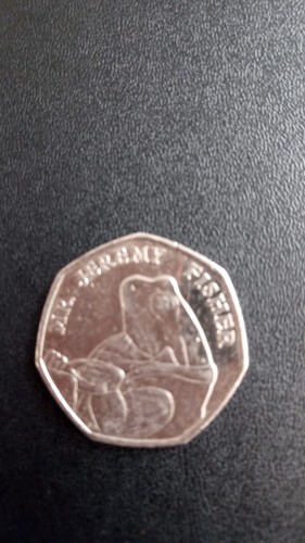 Jeremy fisher 50p coin - jeremy,