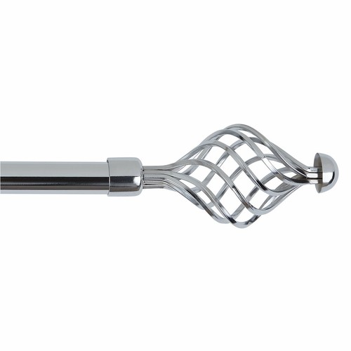 Chrome silver metal curtain - silver,