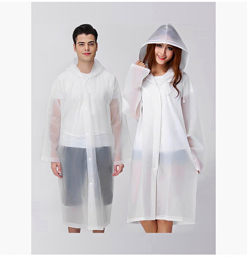 White waterproof hooded - waterproof,
