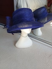 Womens Beautiful Purple Ascot /Wedding / Races / Ladies Day Hat Great Condition