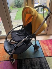 Bugaboo Bee 5  Lightweight Pushchair - yellow hood vgc