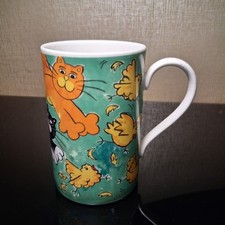 DUNOON Crazy Cats Mug by Jane