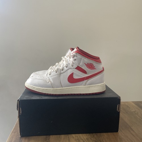 Jordan mid white - jordan, red