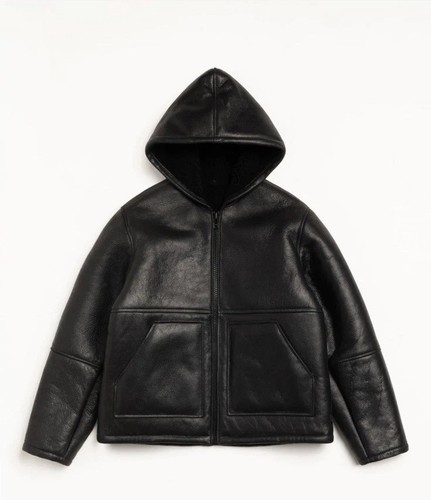 Stussy shearling hooded jacket - stussy,