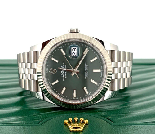 Rolex 41mm datejust 18ct - rolex,