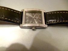 Unisex Lacoste 6700G Quartz Watch with Black Genuine Leather Strap