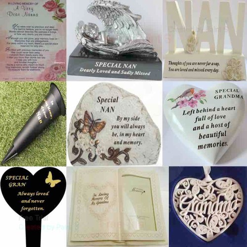 Nan grandma grave memorial - nan,