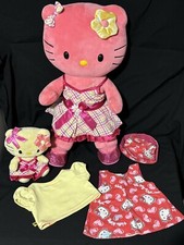 Build A Bear Workshop Hello Kitty Sunshine 2013 & Smallfry + Clothing Cert & Box