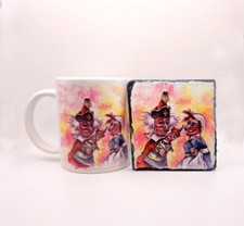 A Punch and Judy show on Weymouth Beach, Mug and Rock Coaster with Gift Box