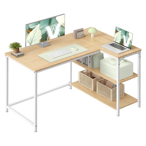 Vasagle shaped computer desk - vasagle,