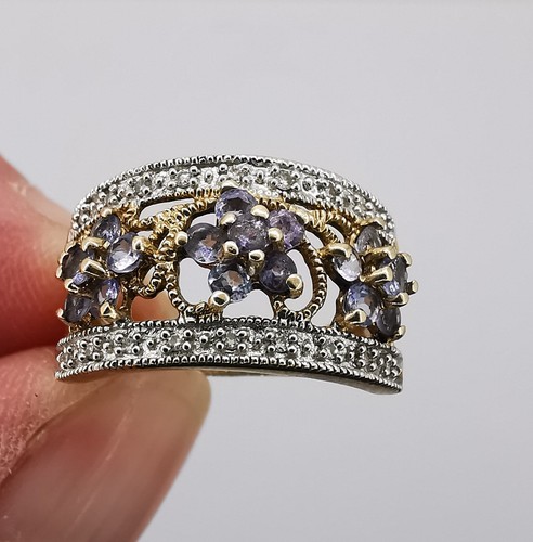 9ct gold tanzanite - 9ct,