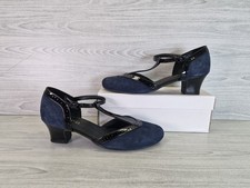 Hotter Viviene Navy Suede &