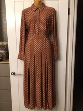 Topshop rare rust polka - topshop,