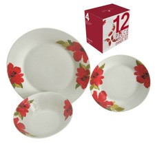 12 PIECE PORCELAIN DINNER SET