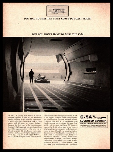 1966 lockheed georgia - 1966, c-5a