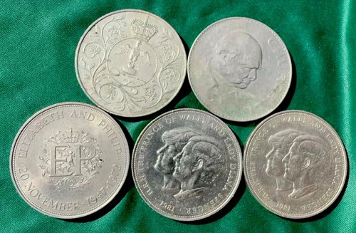 British commemorative coin lot - commemorative,