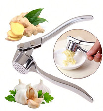 STAINLESS STEEL GARLIC CRUSHER