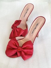 Agent Provocateur Marilyn Red High Heel Satin Bow EU36/uk3