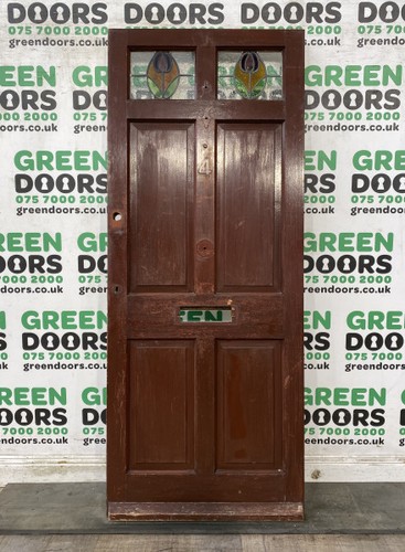 Georgian panel door stained - panel,
