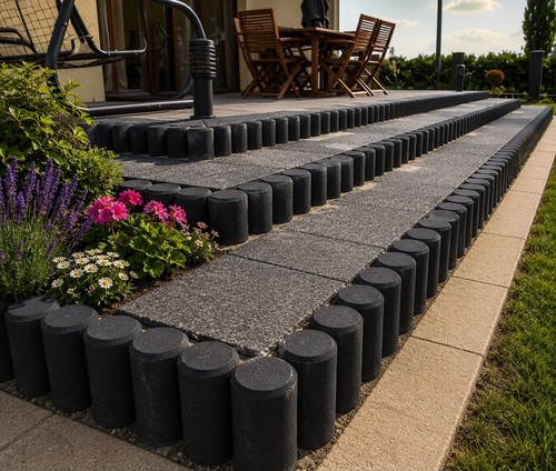 Concrete garden palisade - 2.5m,