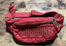 Moschino Quilted Red Nylon