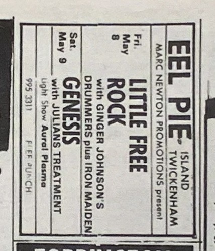Genesis eel pie - pie, island