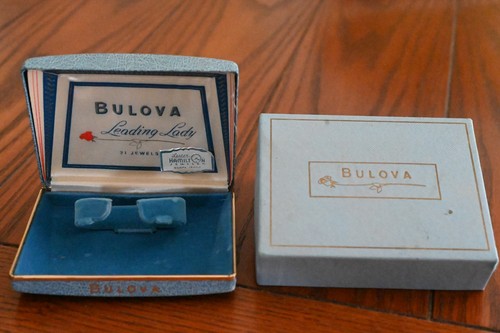 Bulova watch case with box