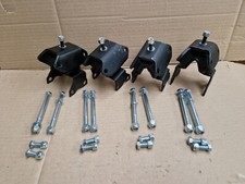 JAGUAR DAIMLER REAR AXLE MOUNTS + NUTS BOLTS XJ6 XJ12 XJS CAC3067 X 4 RNBK1