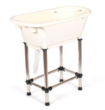 Pedigroom quality polypropylene plastic dog pet cat grooming bath tub bathtub w