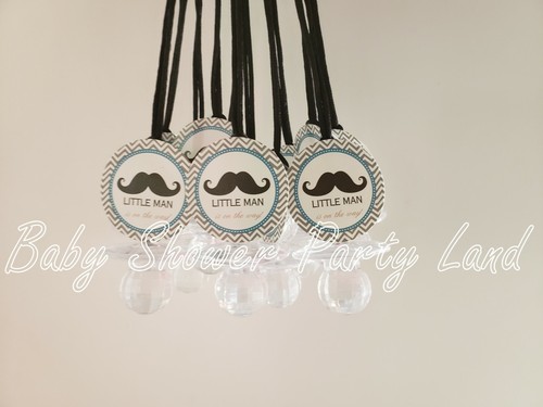 Little man pacifier necklaces - man,