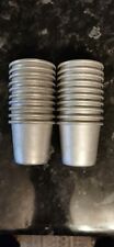 SET OF 20 Aluminium Dariole Mould Single Baking Cup Bakeware Mini Desserts