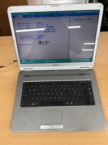 Sony vaio vgn nr38s - sony vaio, vgn-nr38s