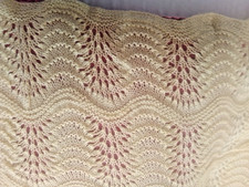 NEW HAND KNITTED BABY  BLANKET
