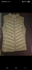 Womens Khaki Puffer Vest