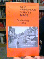 MAP OF Godalming 1895  Surrey