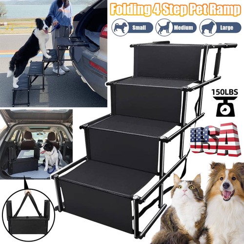 Portable folding pet dog ramp - folding,