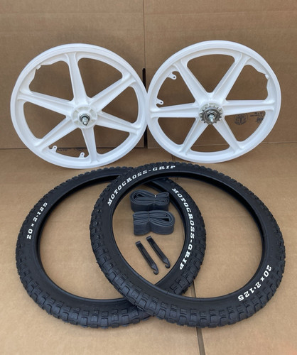 Bicycle plastic white - 20",